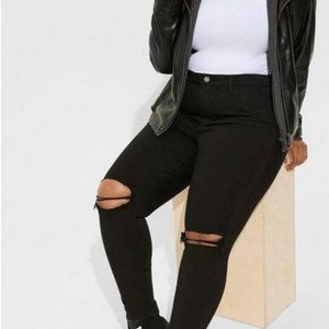 Torrid Sky High Skinny jeans, black size 18S